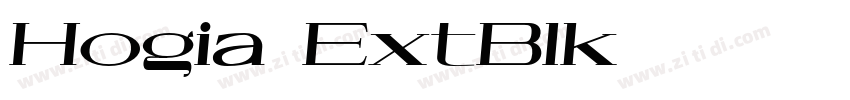 Hogia ExtBlk字体转换